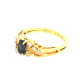 Pre Owned 18ct Sapphire and Diamond Ring ZU387